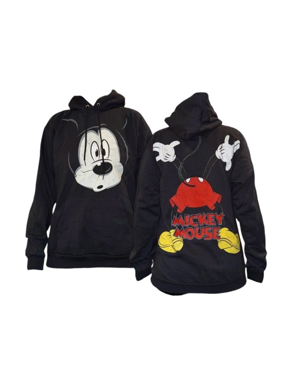 Mickey Mouse Black Graphic Hoodie